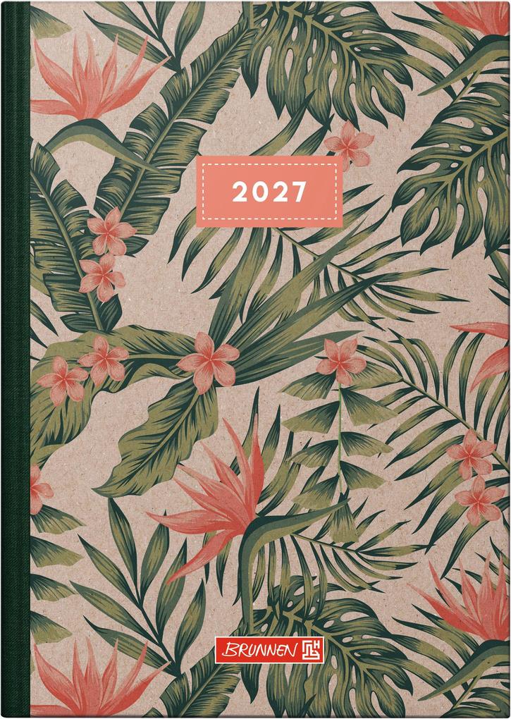 BRUNNEN 1079515017 Buchkalender Mod. 795 2027 'Tropical' A5 Papier