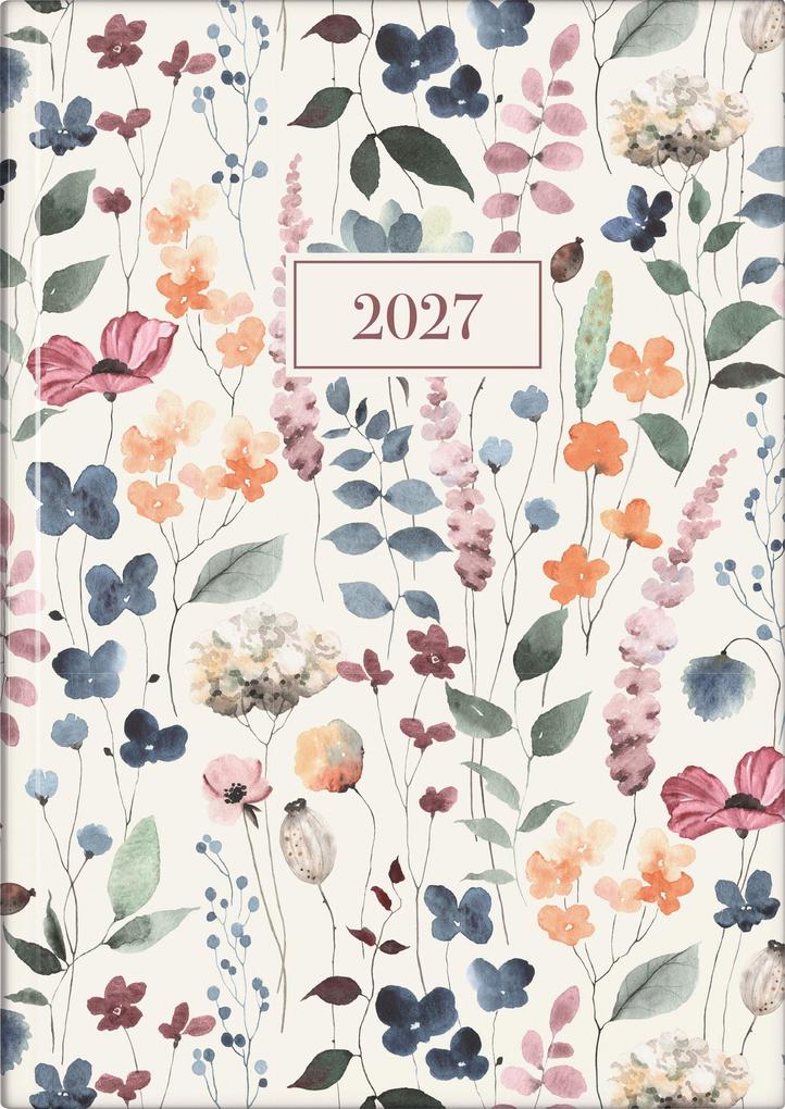 rido/idé 7028507027 Buchkalender Premium Young Line 2027 'Watercolor' A5 Papier
