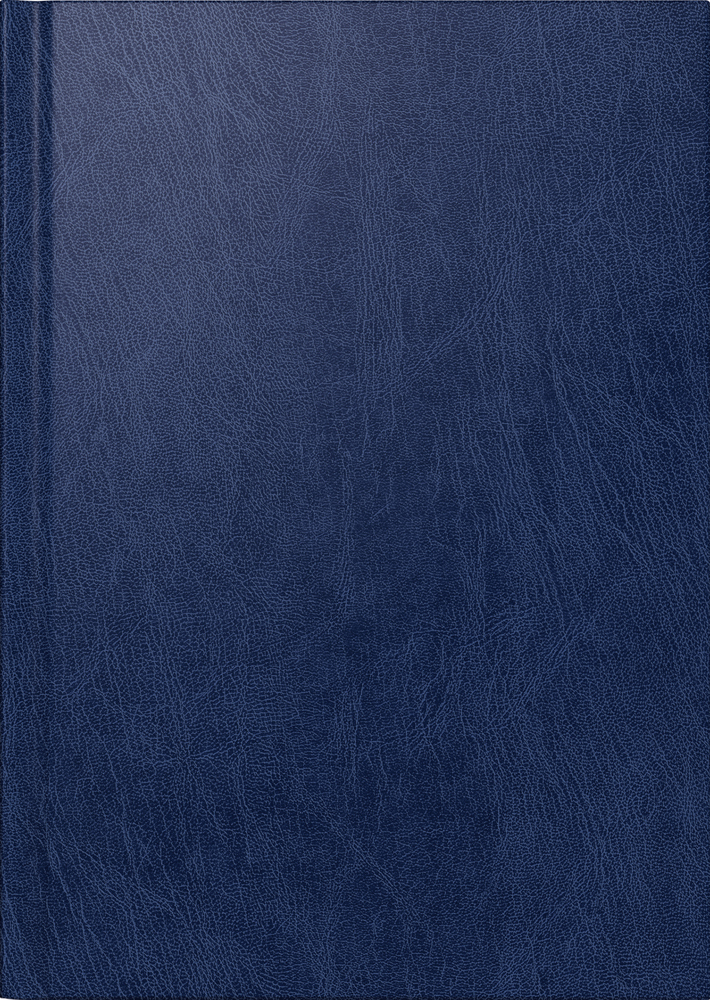 Buchkalender Mod. Chefplaner 2027 A5 Kunststoff dunkelblau