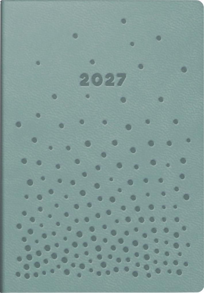 rido/idé 7011055047 Taschenkalender Mod. partner/Industrie I 2027 'Dots' A7 Kunstleder