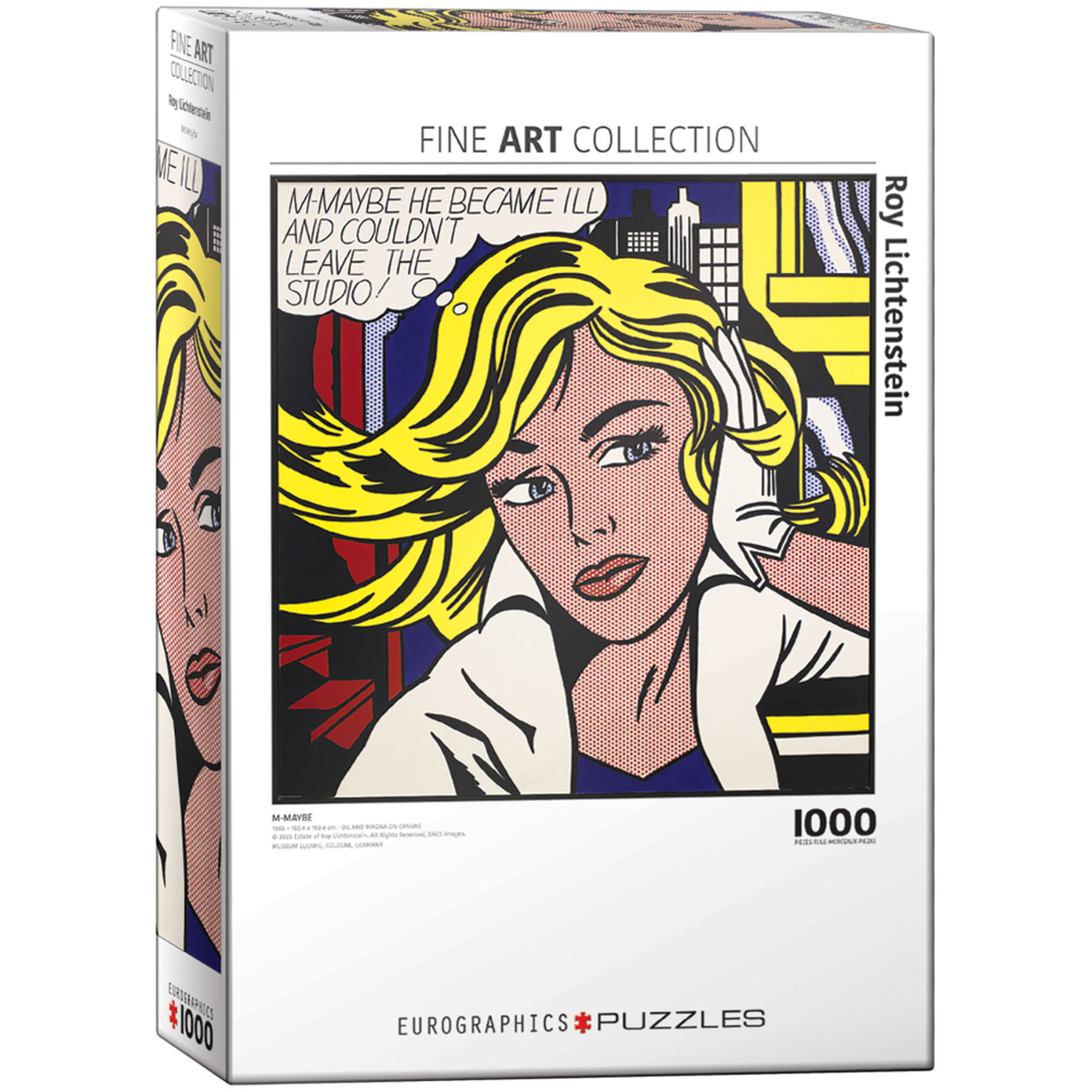 M-Maybe by Roy Lichtenstein (Square)