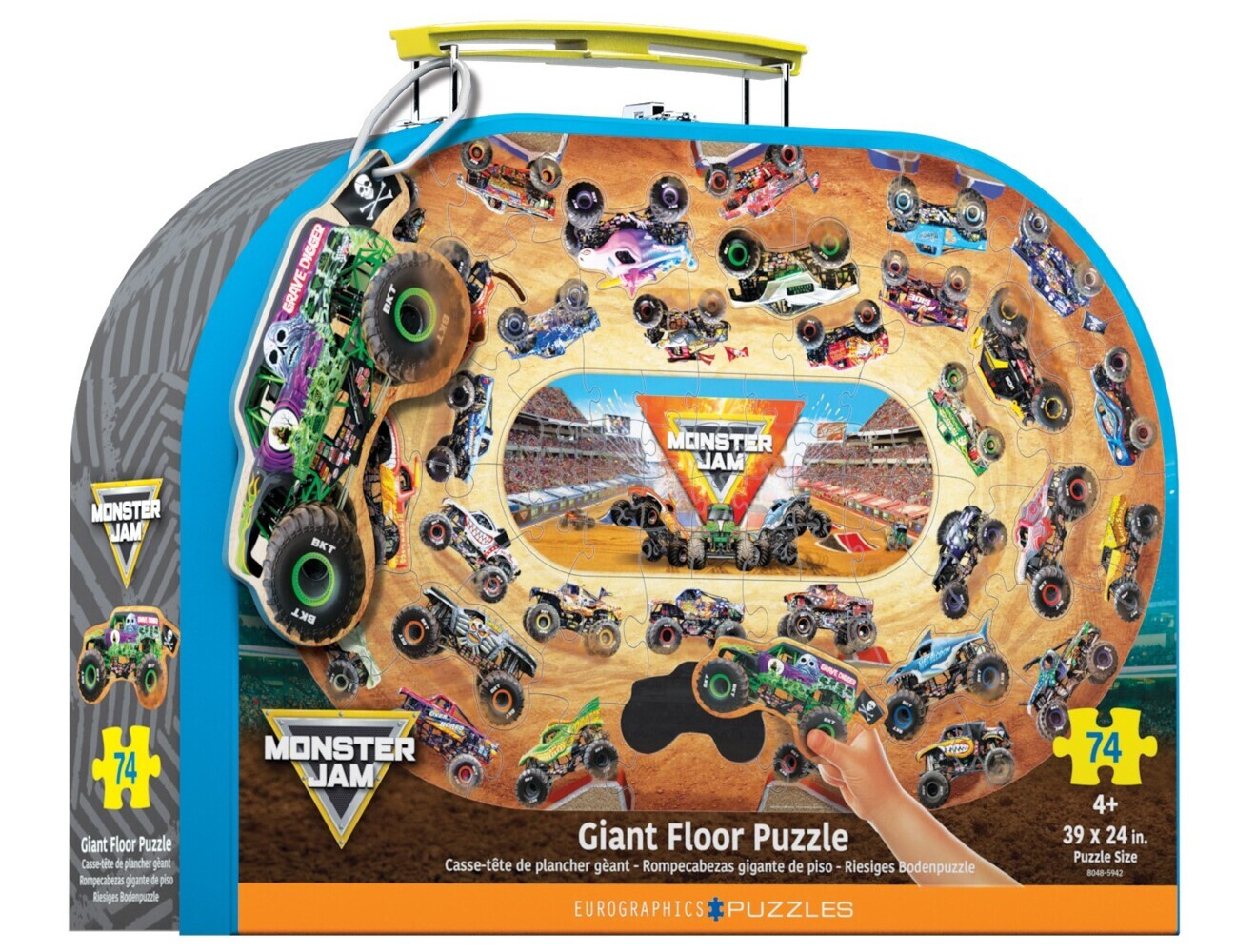 Monster Jam Tucks - Bodenpuzzle