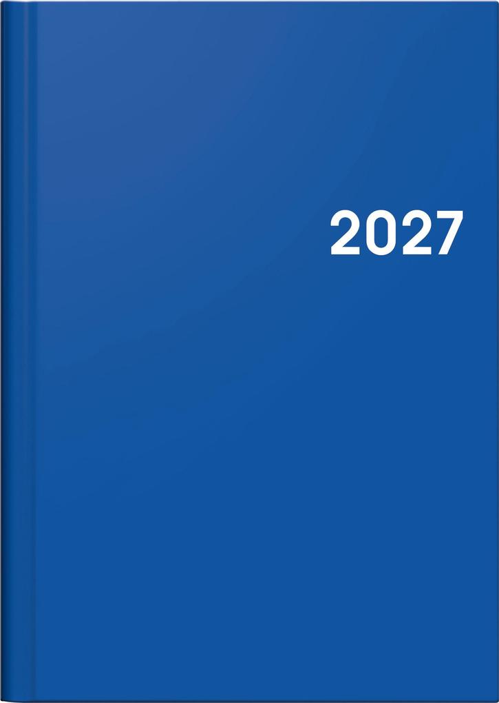 BRUNNEN 1079661037 Buchkalender Mod. 796 2027 A5 Kunststoff blau