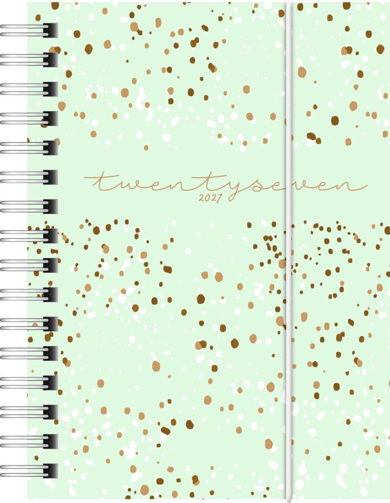 rido/idé 7013102027 Taschenkalender Mod. perfect/Technik I 2027 'Confetti' A6 Kunststoff