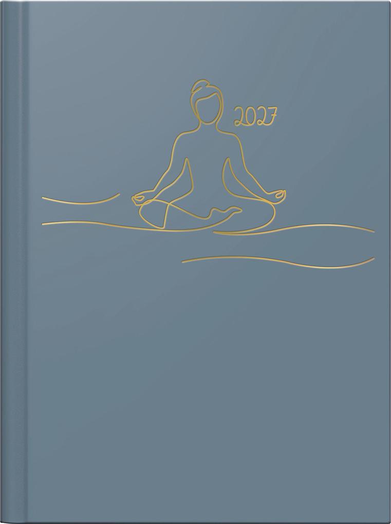 rido/idé 7013607037 Taschenkalender Premium Young Line Mini 2027 'Yoga' A6 Papier