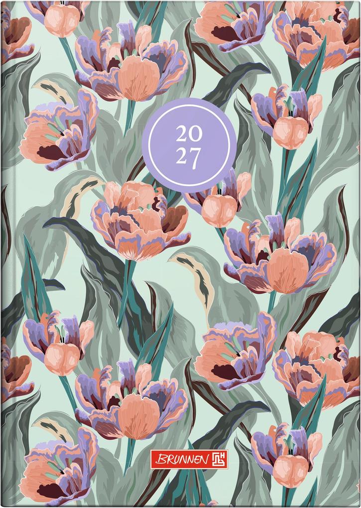 BRUNNEN 1079515027 Buchkalender Mod. 795 2027 'Botanical' A5 Papier