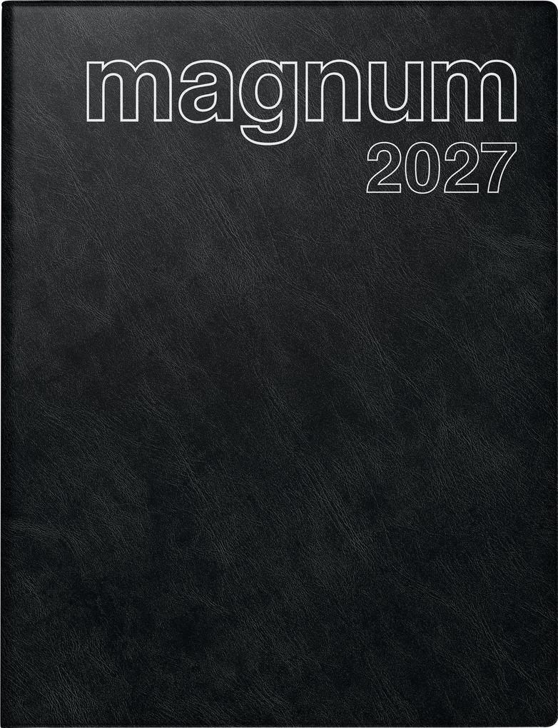 rido/idé 7027042907 Buchkalender Mod. magnum 2027 183×240 mm Kunststoff schwarz