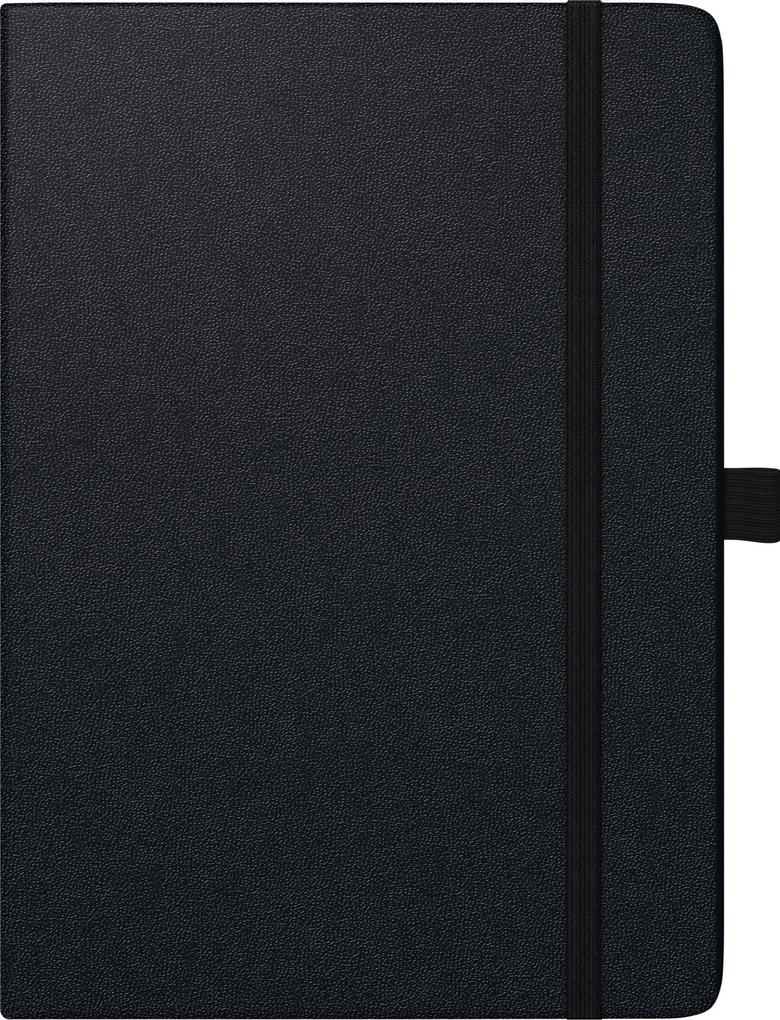 rido/idé 7027513907 Buchkalender Mod. Conform 2027 A4 Kunststoff schwarz