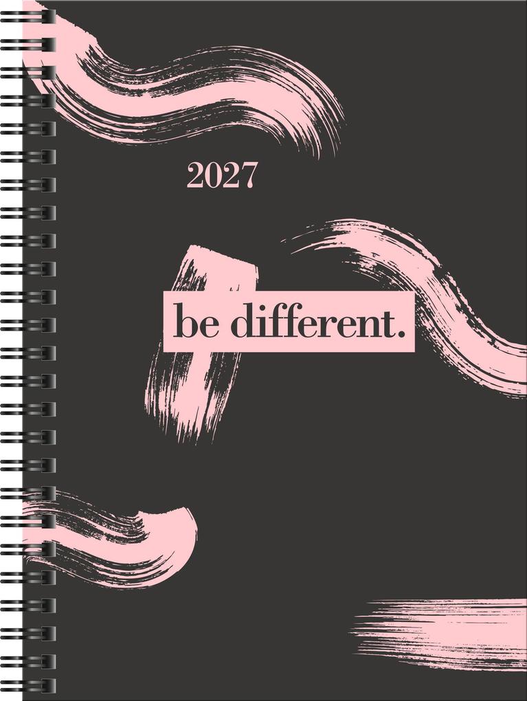 rido/idé 7021807027 Buchkalender Mod. Timing 1 2027 'be different' A5 Papier