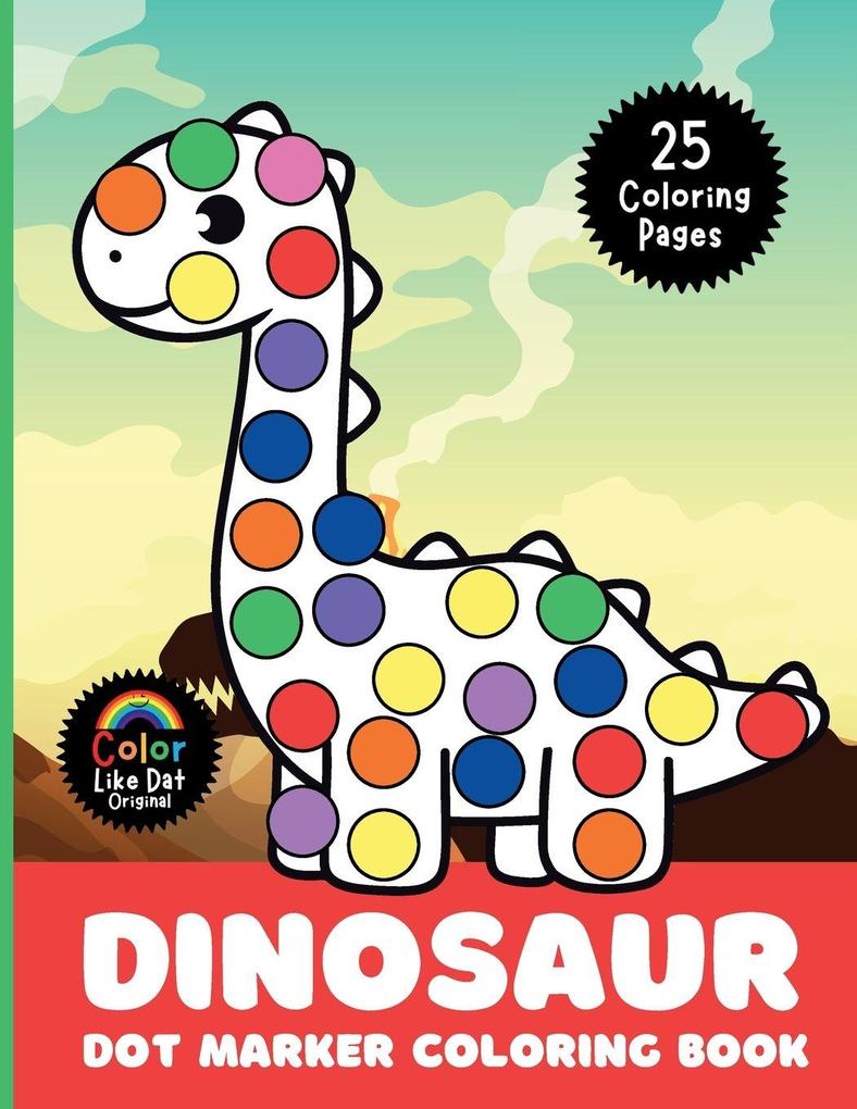 Dinosaur Dot Marker Coloring Book