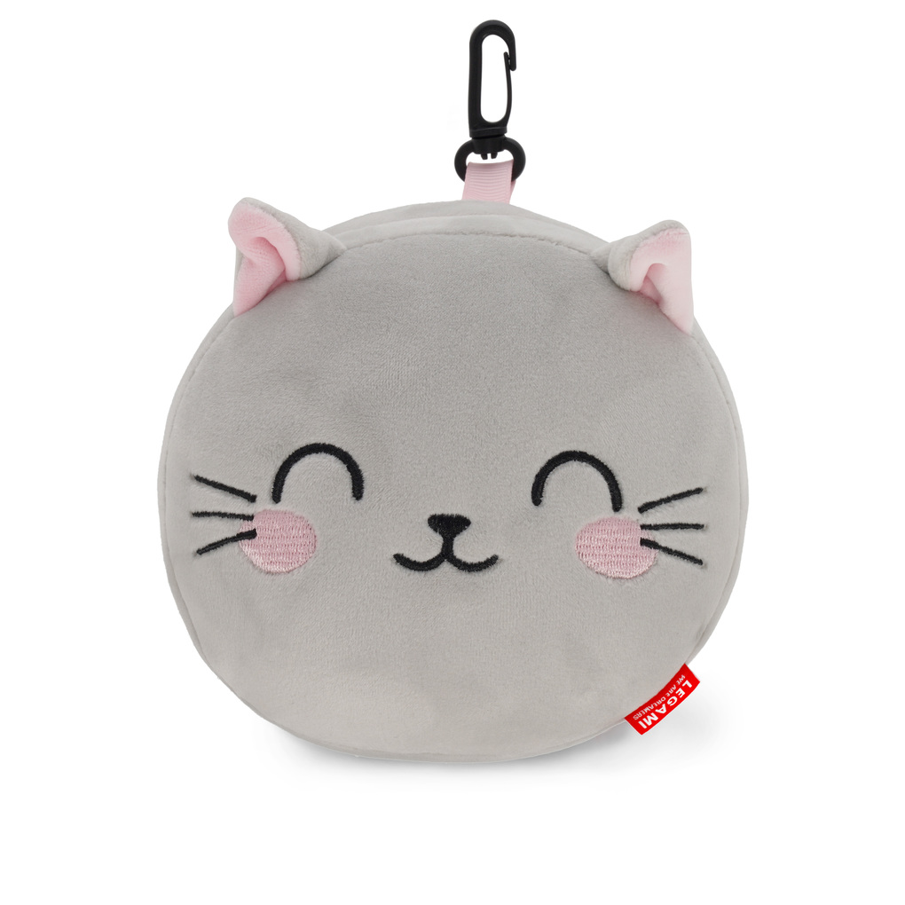 Legami My Travel Buddy - Travel Pillow With Sleep Mask - Kitty