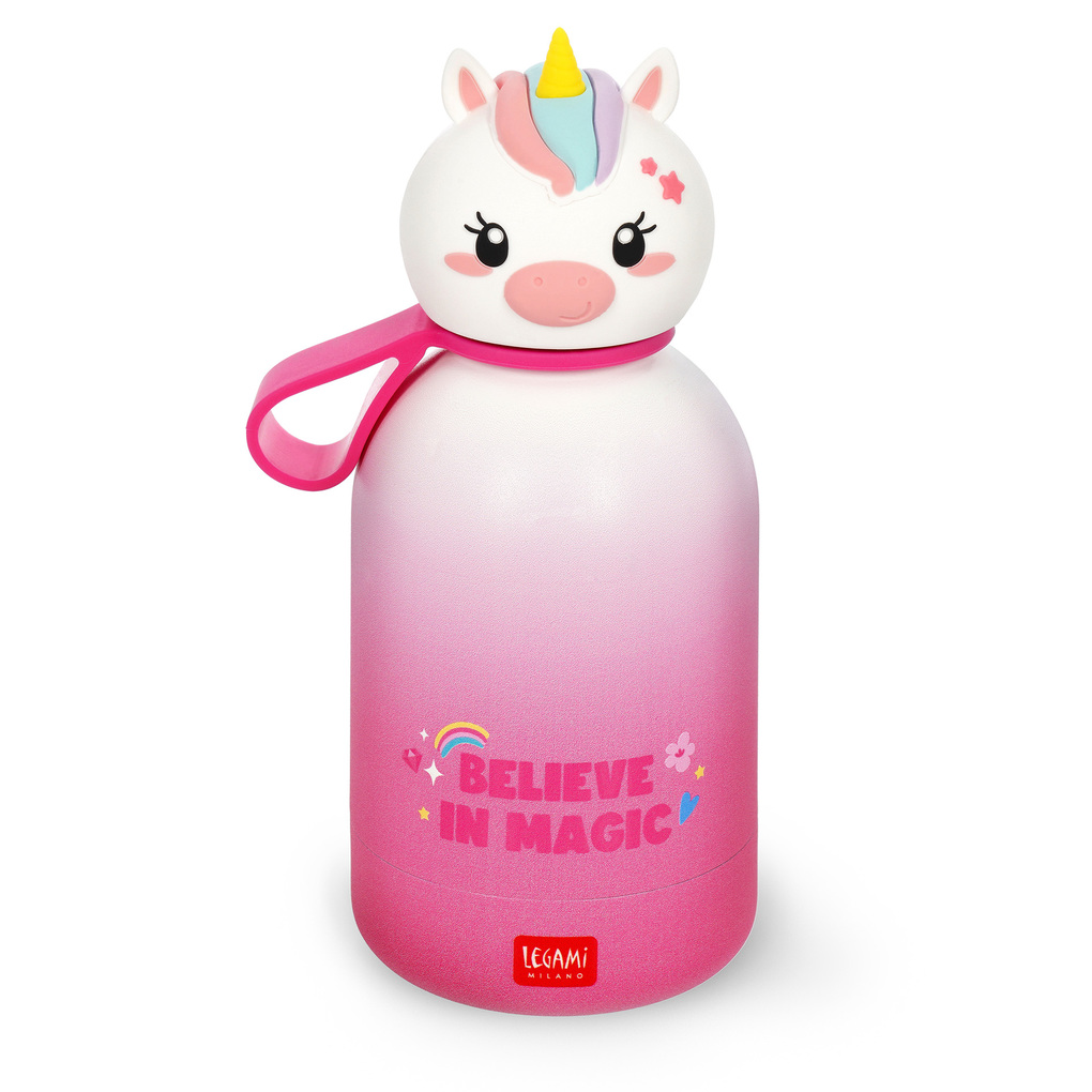 Legami Hot And Cold Bff - Kids Vacuum Bottle - Unicorn - 310 Ml