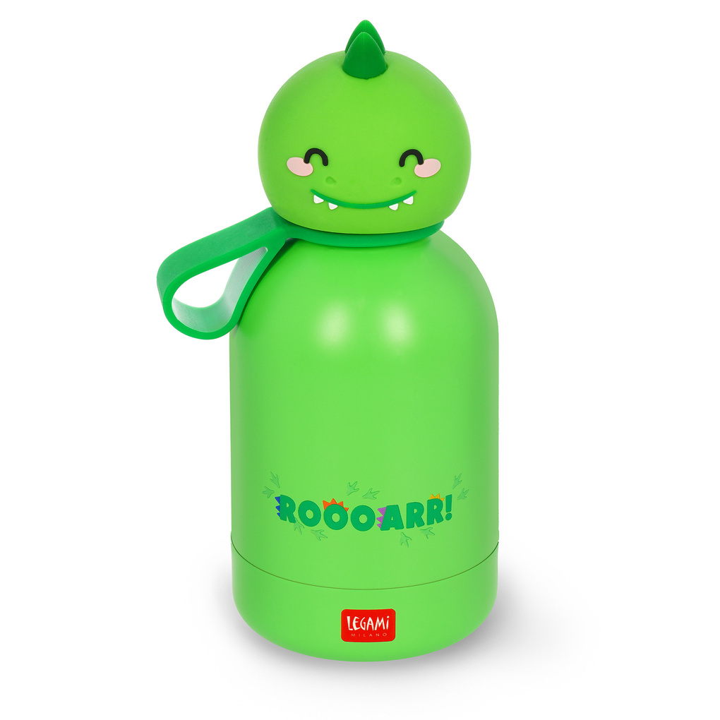 Legami Hot And Cold Bff - Kids Vacuum Bottle - Dino - 310 Ml