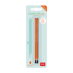 2 Pcs Lovely Friends Refill - 05 Mm - Orange Ink