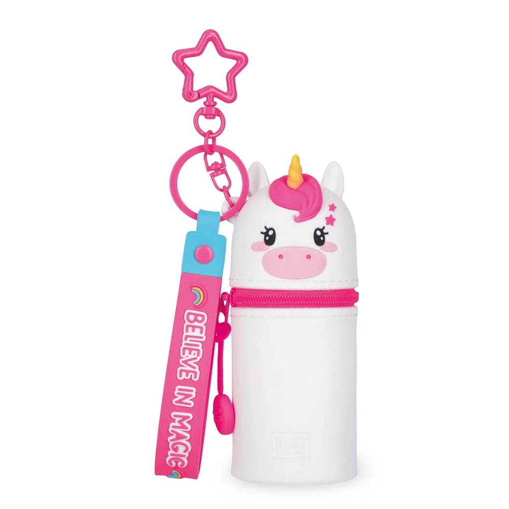Legami Münztasche mit Schlüsselanhänger Unicorn - Mini Kawaii Einhorn