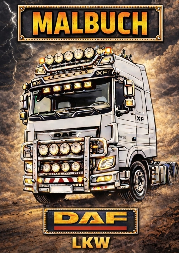 Malbuch DAF Lkw