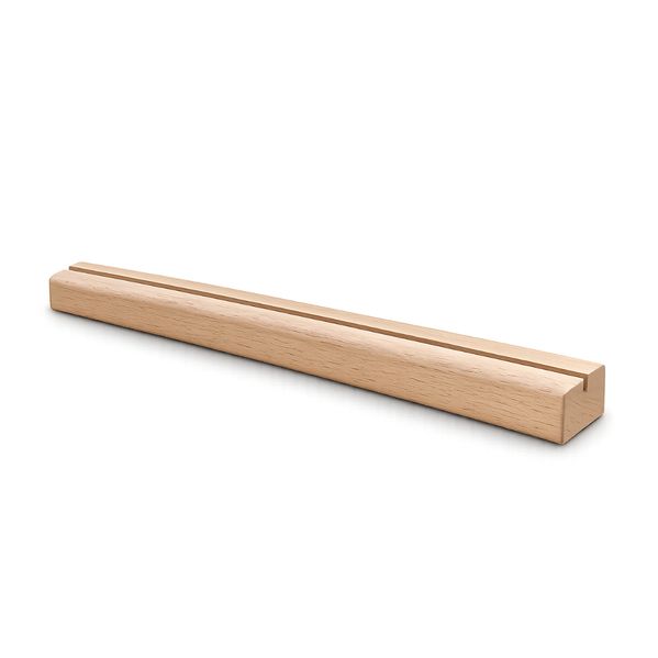 Gerader Holzkartenhalter