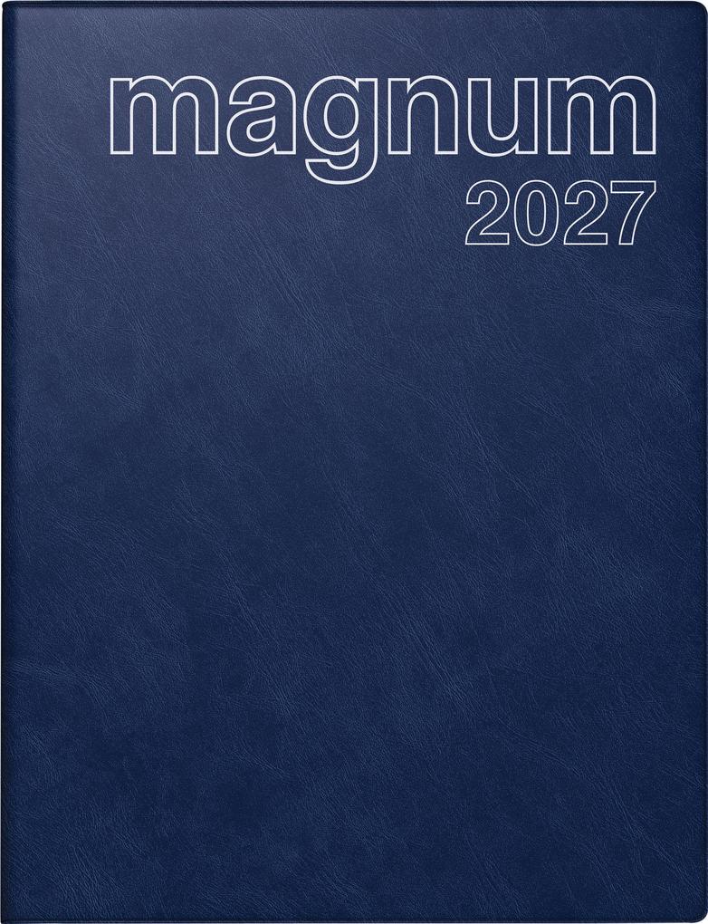 rido/idé 7027042387 Buchkalender Mod. magnum 2027 183×240 mm Kunststoff dunkelblau