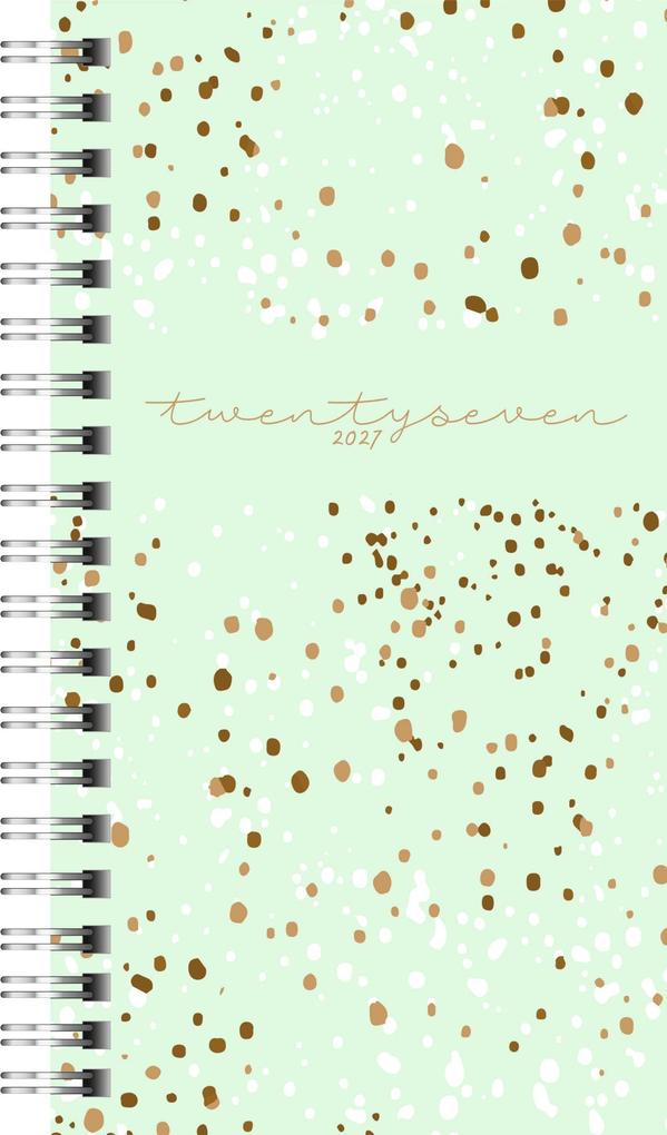 rido/idé 7014104017 Taschenkalender Mod. Timing 2 2027 'Confetti' A6 Kunststoff