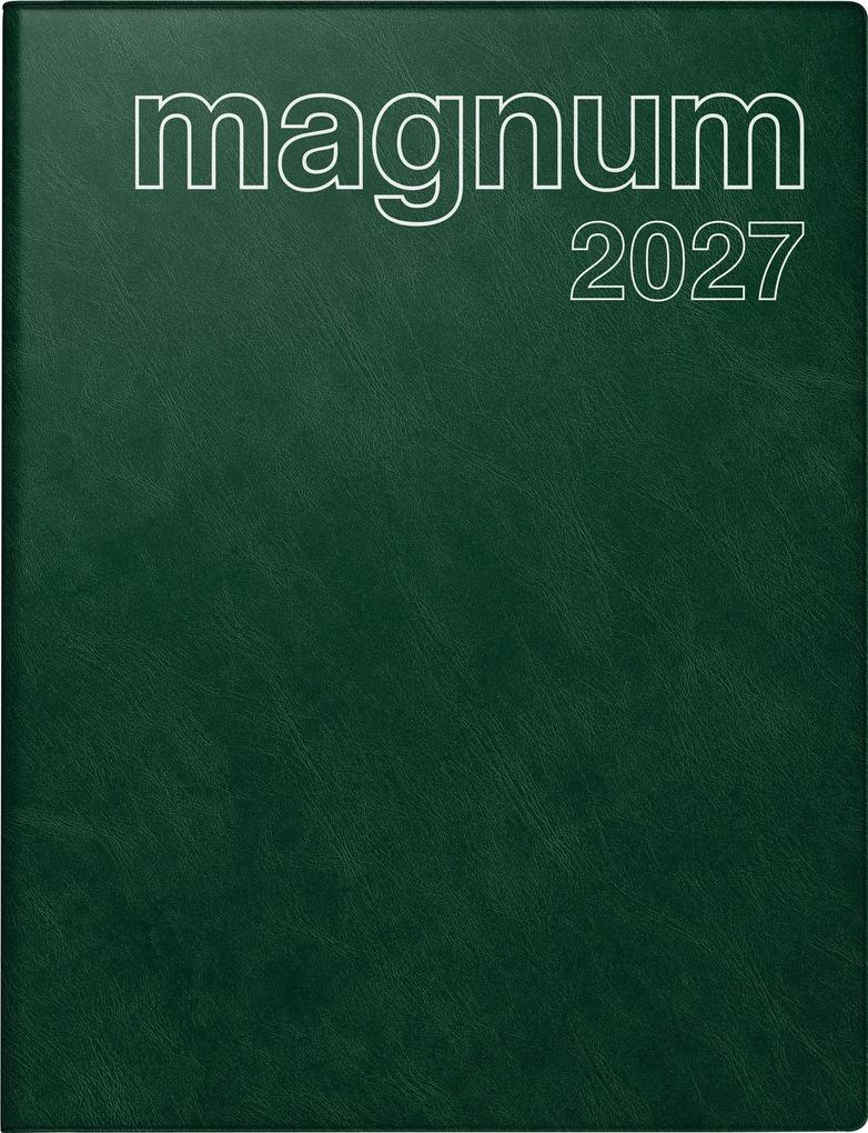 rido/idé 7027042587 Buchkalender Mod. magnum 2027 183×240 mm Kunststoff dunkelgrün