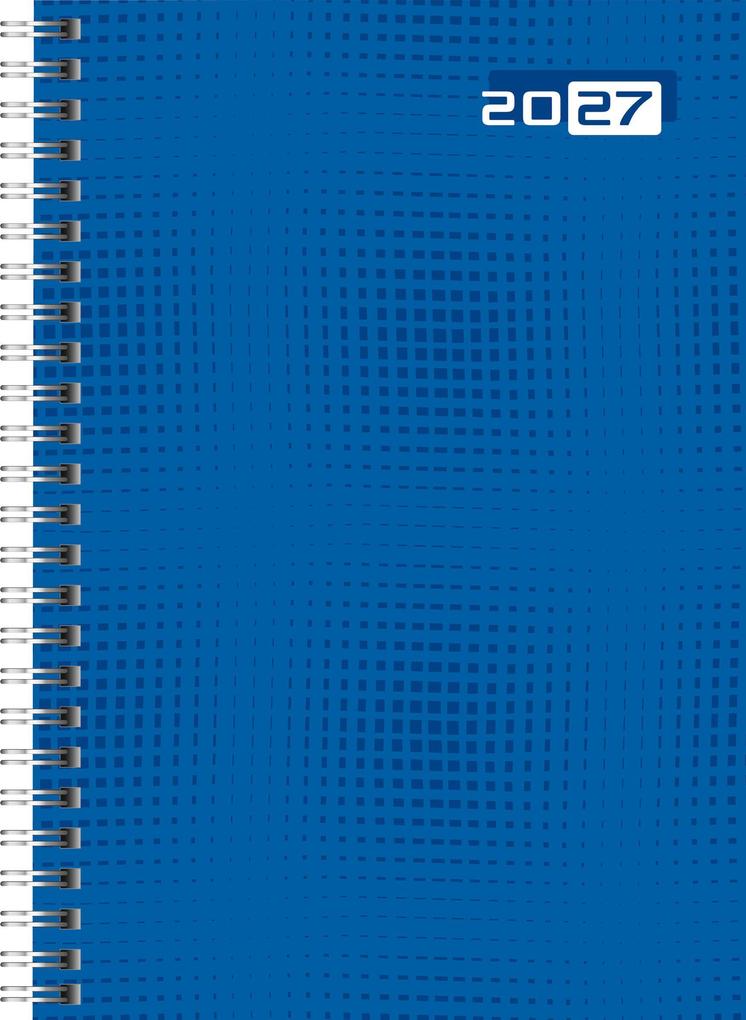 rido/idé 7021007027 Buchkalender Mod. futura 2 2027 A5 Papier blau