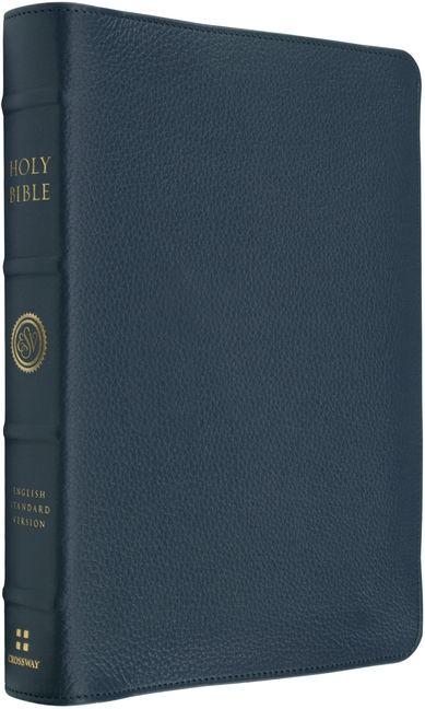 ESV Heirloom Bible Alpha: Personal Size Edition (Calfskin Meridian Blue)