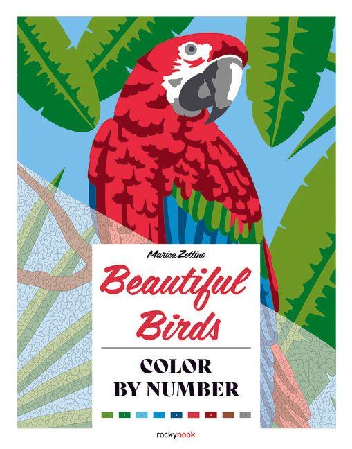Beautiful Birds: Color By Number
