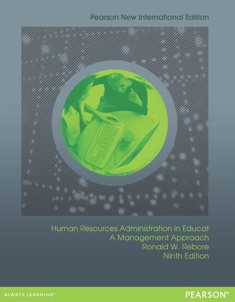 Human Resources Administration in Education: A Management Approach