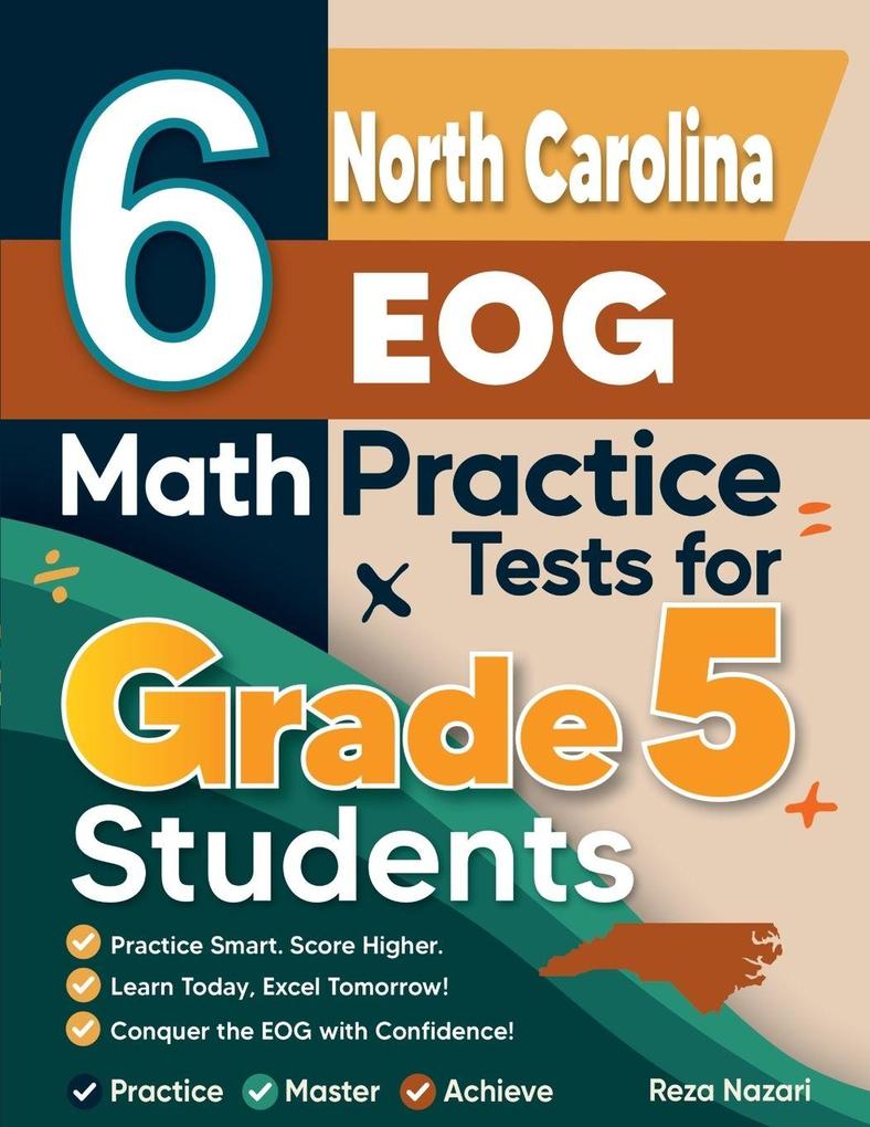 6 North Carolina EOG Grade 5 Math Practice Tests