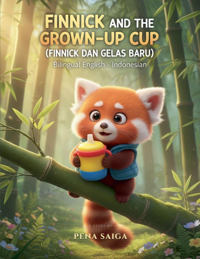 Finnick and the Grown-Up Cup - Finnick dan Gelas Baru - Bilingual English Indonesian