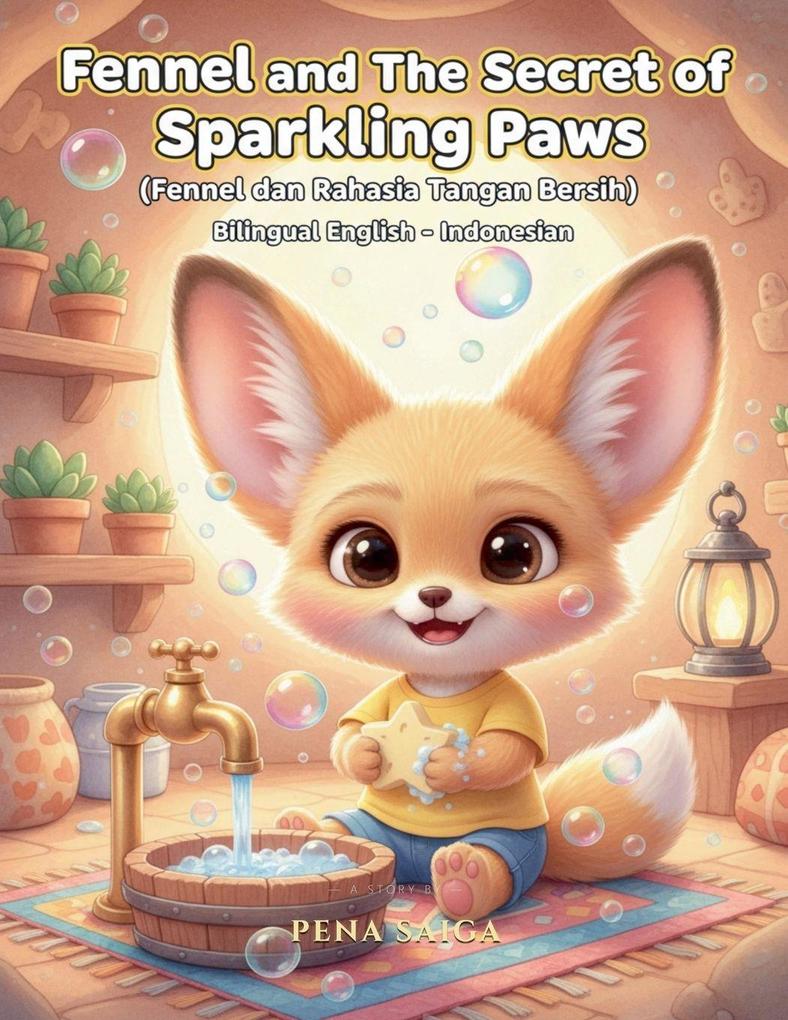 Fennel and The Secret of Sparkling Paws - Fennel dan Rahasia Tangan Bersih - Bilingual Inggris Indonesia