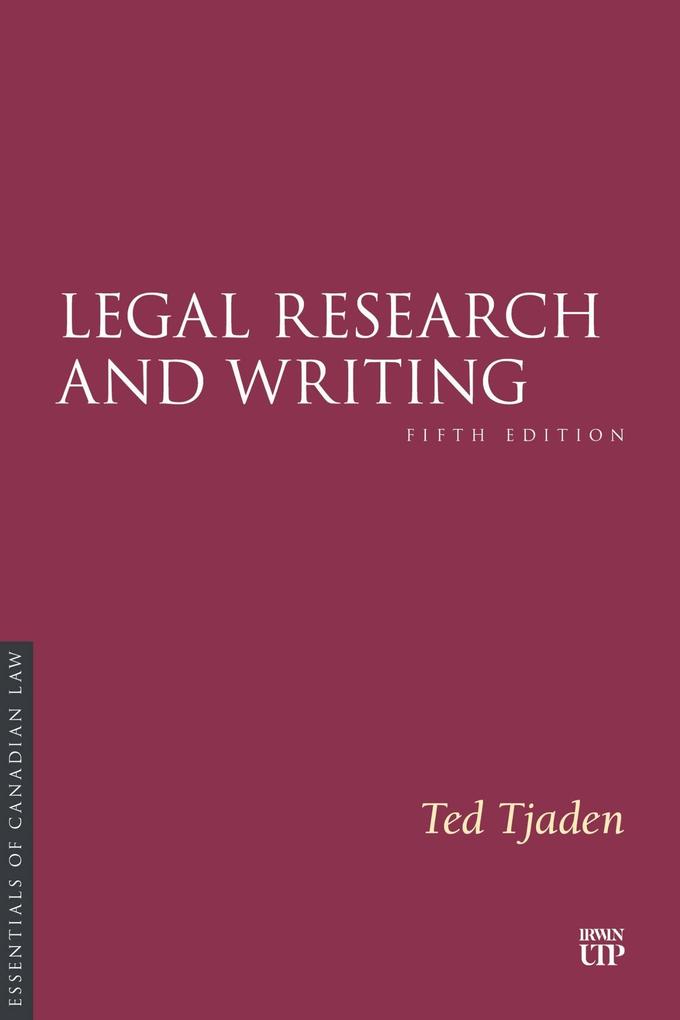 Legal Research and Writing