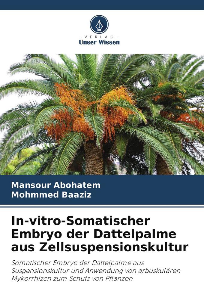 In-vitro-Somatischer Embryo der Dattelpalme aus Zellsuspensionskultur