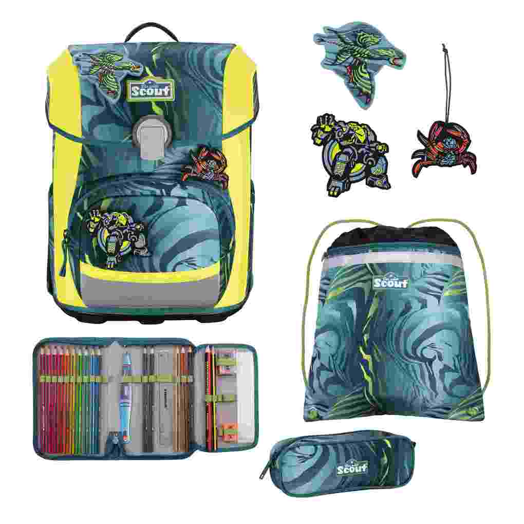 Scout Schulranzen Set Neo Schulranzen Set 4tlg Action
