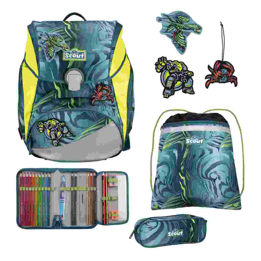 Scout Schulranzen Set Alpha Schulranzen Set 4tlg Action