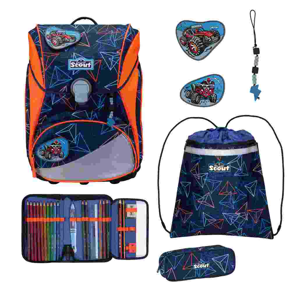Scout Schulranzen Set Alpha Schulranzen Set 4tlg Offroad