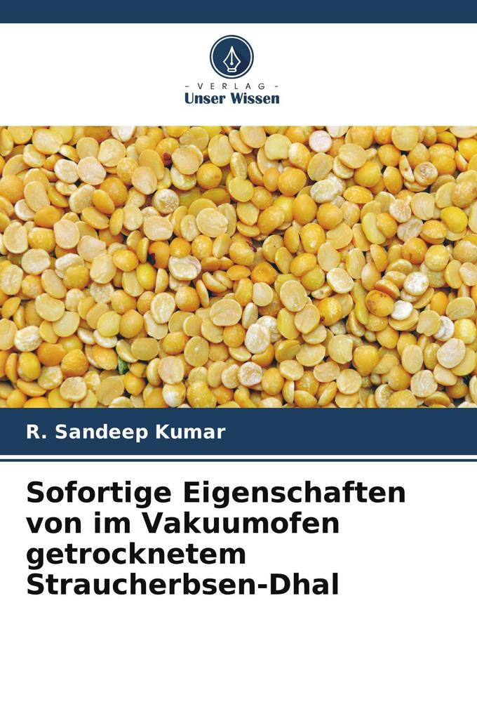 Sofortige Eigenschaften von im Vakuumofen getrocknetem Straucherbsen-Dhal