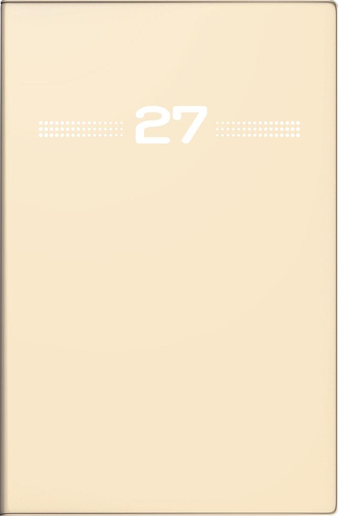 rido/idé 7015202037 Taschenkalender Mod. partner/Industrie I 2027 A7 Kunststoff sand
