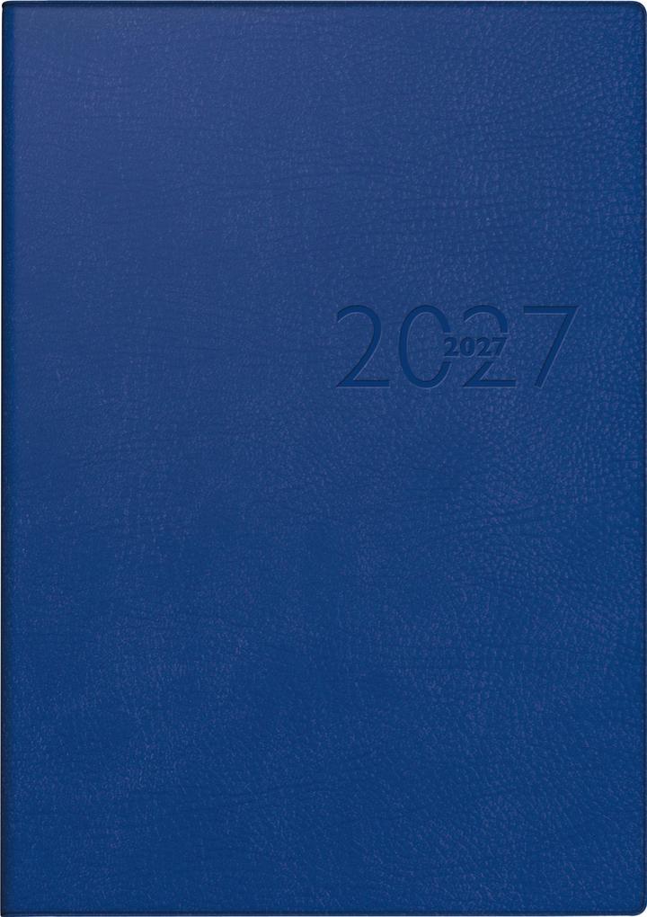 rido/idé 7023016307 Buchkalender Mod. studioplan int. 2027 168×240 mm Kunstleder blau