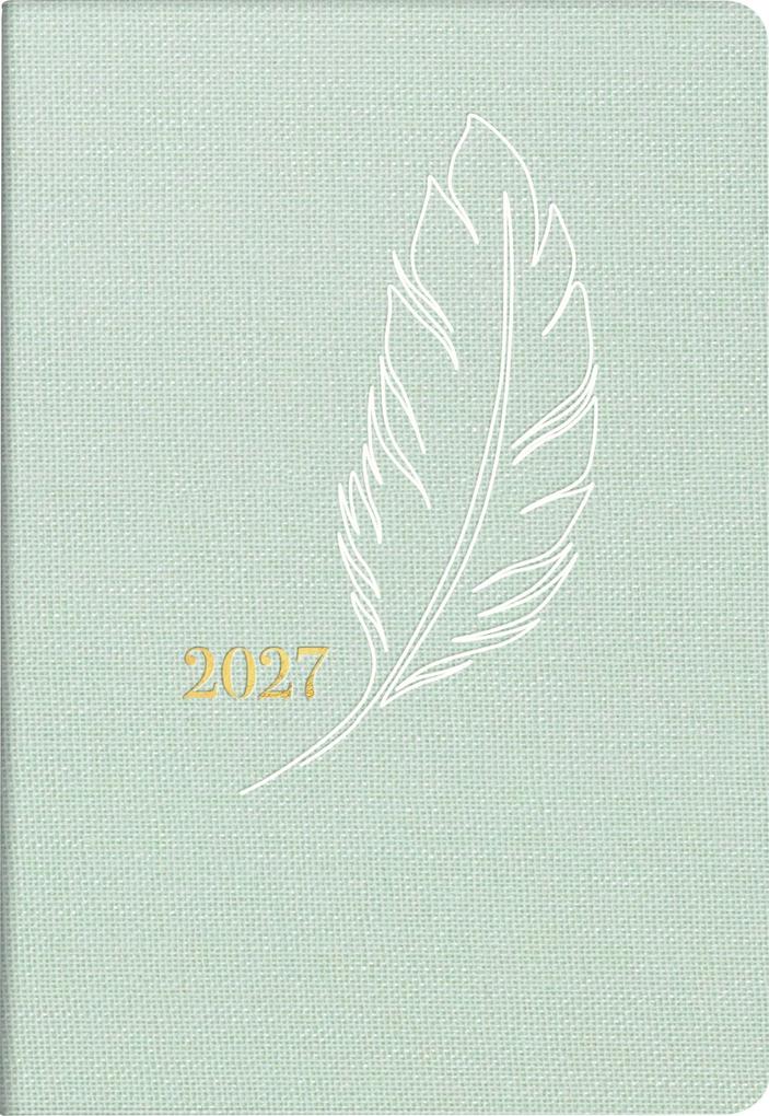rido/idé 7011055027 Taschenkalender Mod. partner/Industrie I 2027 'Feather' A7 Textil