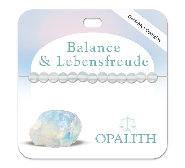 Opalith 6 mm Kugelarmband