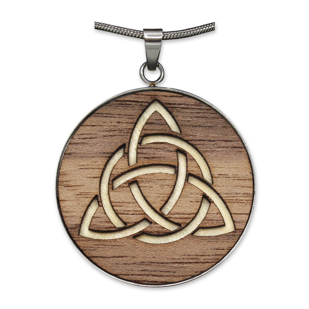 Holzschmuck 'Waldzeichen' Triqueta
