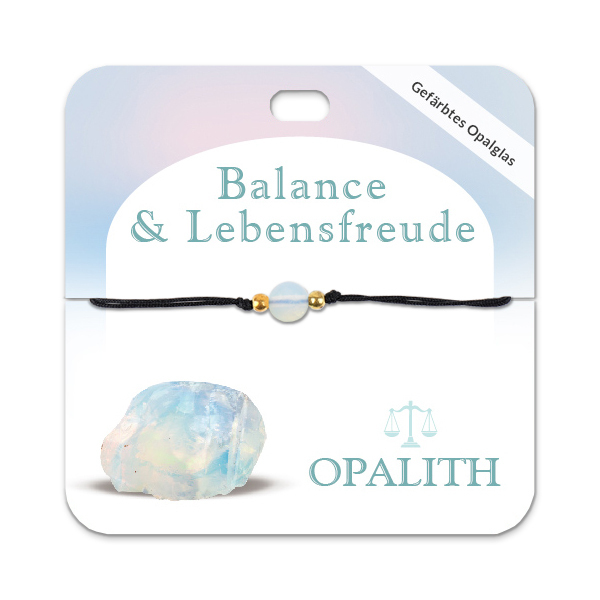 Opalith Armband mit 1 Edelsteinperle