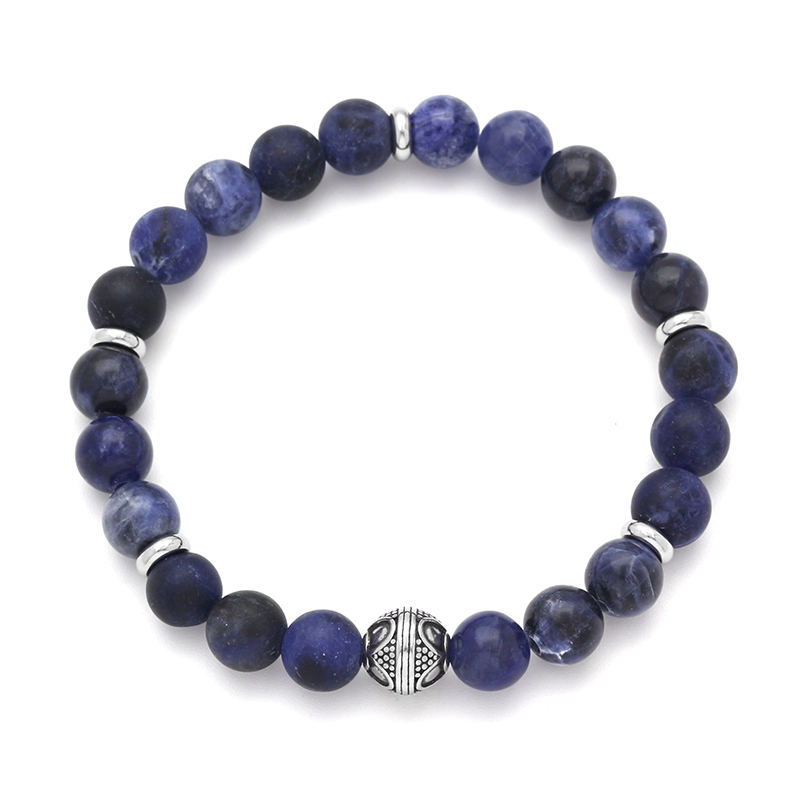 Edelsteinarmband Pallo Sodalith Lapis Quarz