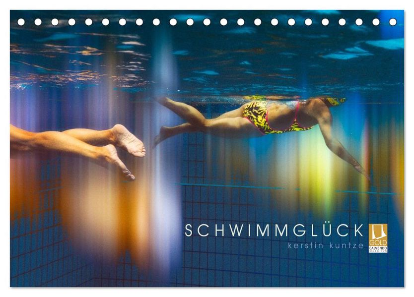 SCHWIMMGLÜCK (Tischkalender 2027 DIN A5 quer) CALVENDO Monatskalender