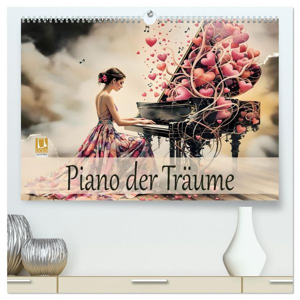 Piano der Träume (hochwertiger Premium Wandkalender 2027 DIN A2 quer) Kunstdruck in Hochglanz