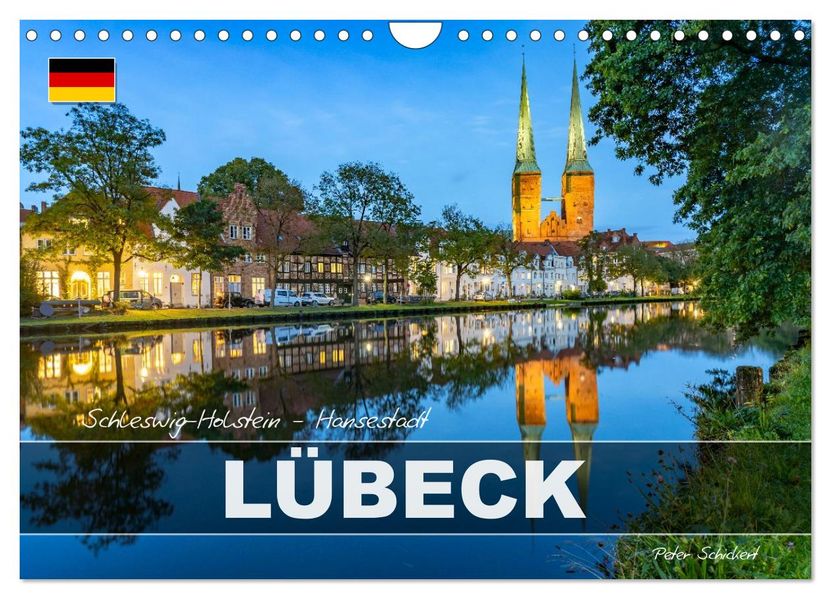 Schleswig-Holstein - Hansestadt Lübeck (Wandkalender 2027 DIN A4 quer) CALVENDO Monatskalender
