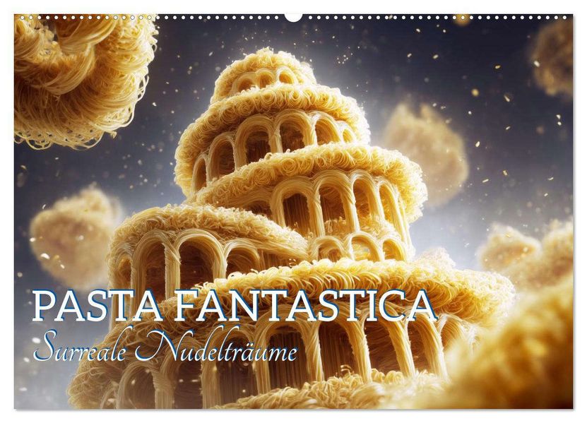 Pasta Fantastica. Surreale Nudelträume (Wandkalender 2027 DIN A2 quer) CALVENDO Monatskalender