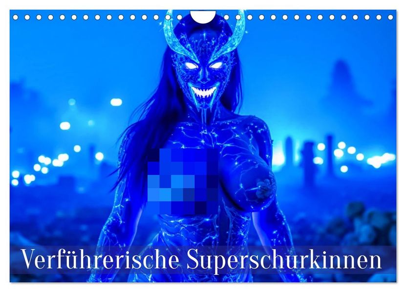 Verführerische Superschurkinnen (Wandkalender 2027 DIN A4 quer) CALVENDO Monatskalender