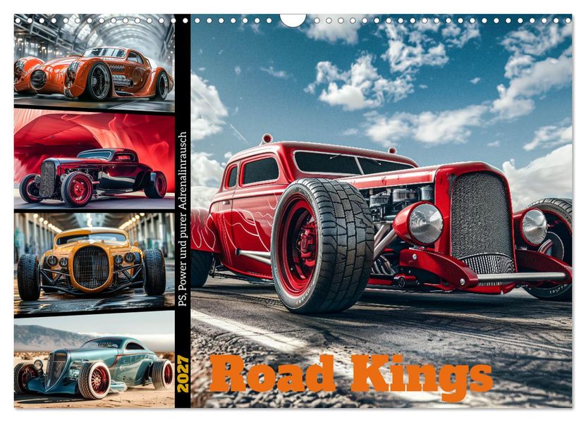 Road Kings (Wandkalender 2027 DIN A3 quer) CALVENDO Monatskalender